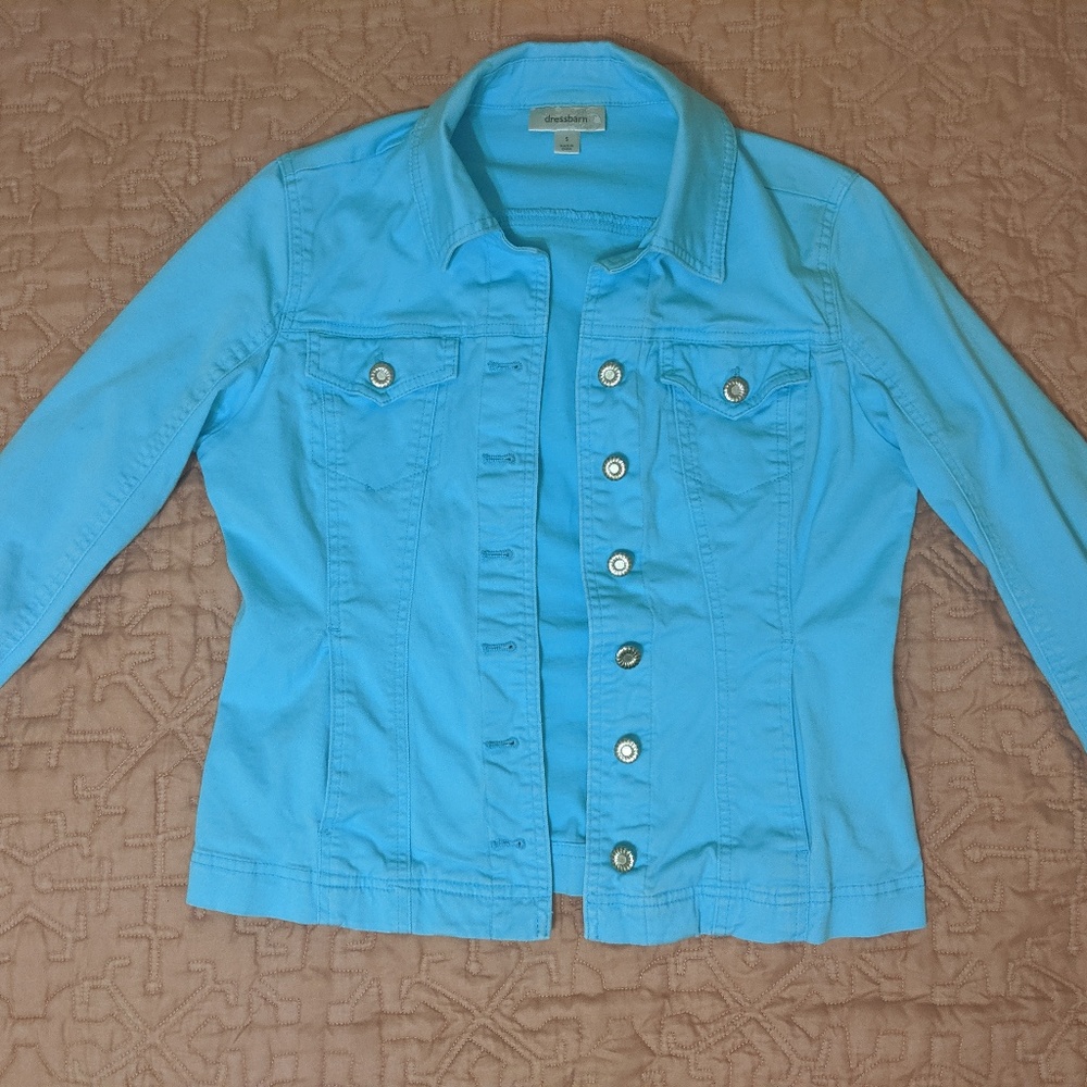 Dressbarn Blue Denim Jacket